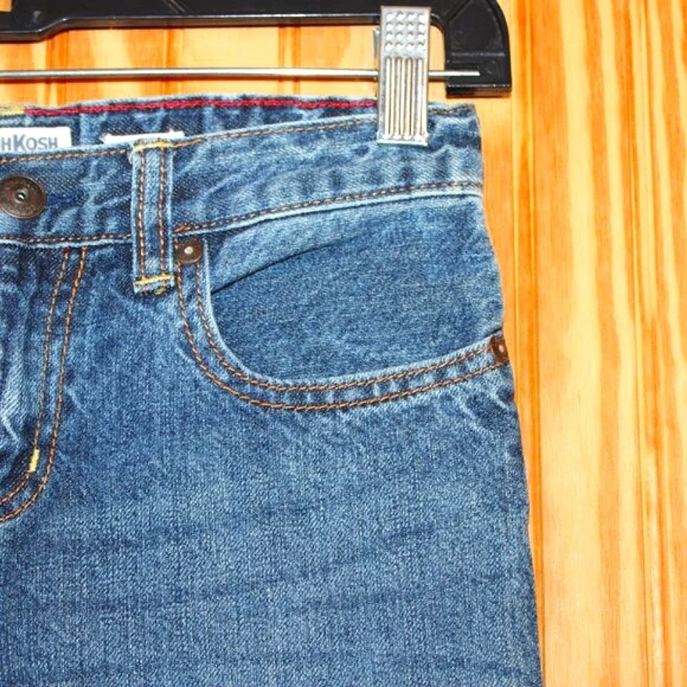 OshKosh B’gosh Straight Leg Jeans – Adjustable Waist – Size 10